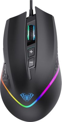 Souris Gamer Filaire AULA F805 7 boutons, 6400 DPI, USB, LED