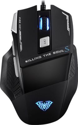 Souris Gamer Filaire AULA S12 7 boutons & macro, 4800 DPI
