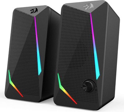 Enceinte PC REDRAGON GS510 RGB 2x35W  LED colorés, USB