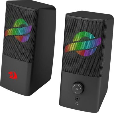 Enceinte PC REDRAGON GS530 RGB stéréo 2.0 2x3W USB RGB