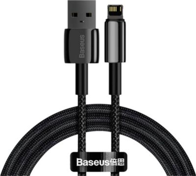 Câble alimentation BASEUS USB-Lightning Tungsten Gold 2,4A Câble