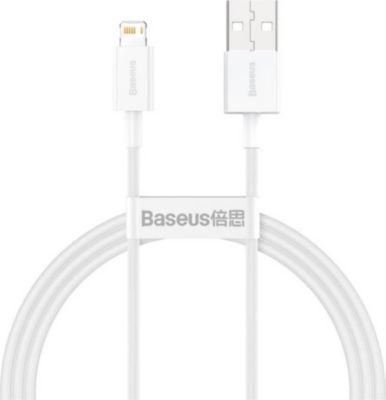 Câble alimentation BASEUS USB-Lightning 2,4A 1m Rapide Câble