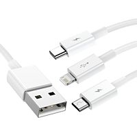 Câble USB BASEUS 3en1 - Lightning, USB-C, Micro USB 2.5A