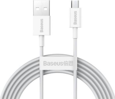 Câble alimentation BASEUS USB-MicroUSB 2A 2m Câble de Charge