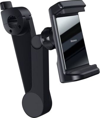Support smartphone BASEUS Voiture Appui-tête Chargeur Qi Rotatif