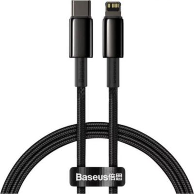 Câble alimentation BASEUS USB-C-Lightning 20W 1m Câble de Charge