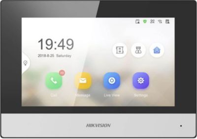 Visiophone HIKVISION Moniteur vidéo IP 7' - DS-KH6320-WTE1