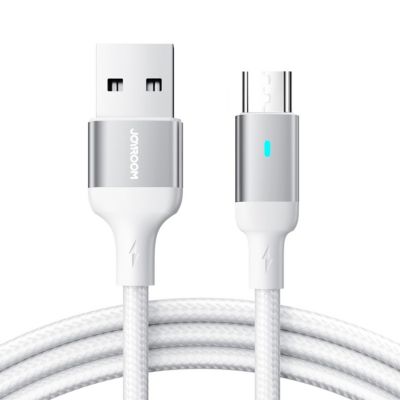 Câble micro USB GENERIC 2.4A charge transfert  1,2 m blanc