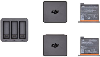 Chargeur DJI Kit de charge pour Osmo action