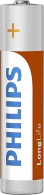 Pile rechargeable PHILIPS R03 1.5V Zinc AAA LongLife Ultra Durable