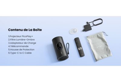 Vidéoprojecteur portable JMGO PicoPlay+ - sacoche - Trépied - Batterie