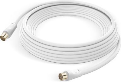 Câble antenne TV LINQ Antenne TV Mâle - Coxial 9.5mm PVC 5m