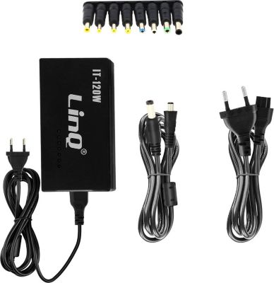 Chargeur allume cigare LINQ Chargeur Secteur Universel 120W avec 8 e