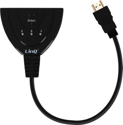 Câble HDMI LINQ multiports HDMI Mâle - 3x ports HDMI FHD