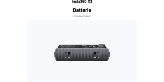 Batterie caméra INSTA360 Insta360 ONE X3 Batterie