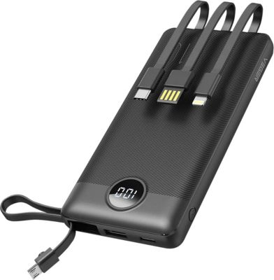 Batterie externe AVIZAR 10.000mAh Lightning / USB-C / Micro USB Batterie externe AVIZAR 10.000mAh Lightning / USB-C / Micro USB