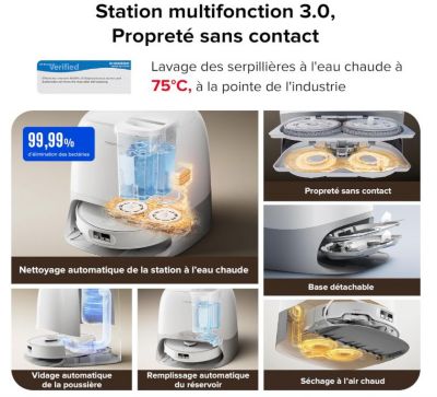 Robot Aspirateur Laveur ROBOROCK Qrevo Curv — vue 2
