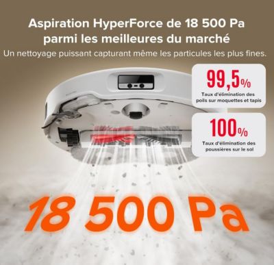 Robot Aspirateur Laveur ROBOROCK Qrevo Curv — vue 3