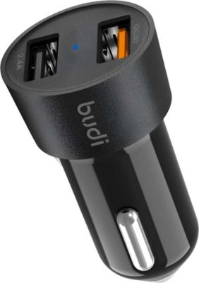 Chargeur allume cigare BUDI Budi Chargeur Allume-Cigare Double Port