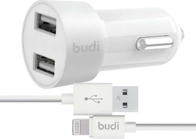 Chargeur allume cigare BUDI Budi Chargeur Voiture USB-A 24W avec Ind