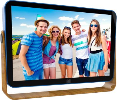 Cadre photo numérique grand format ecran tft lcd 12 pouces 4:3 blanc -  Conforama