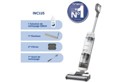 Ej.Life Pièces de Rechange pour Aspirateur Tineco S5 Brosse à Rouleau  Filtre à Particules Haute efficacité avec Brosse de Nettoyage