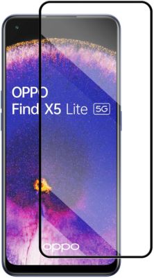Protège écran OPPO Find X5 Lite Verre trempé 2.5D noir