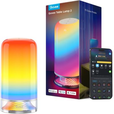 Lampe connectée GOVEE Lampe de table LED RGBICWW
