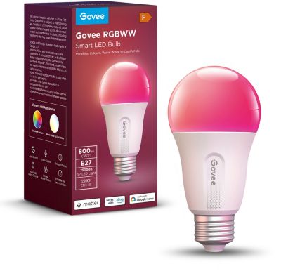 Ampoule LED connectée GOVEE E27 WI-FI + BLUETOOTH 800LM