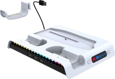 Accessoire manette IPEGA Multifonction pour PS5 Slim avec RVB