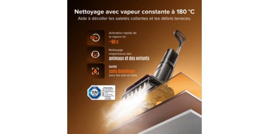 Nettoyeur de sol ROBOROCK F25 Select Steam