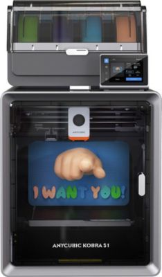 Imprimante 3D ANYCUBIC KOBRA S1 COMBO