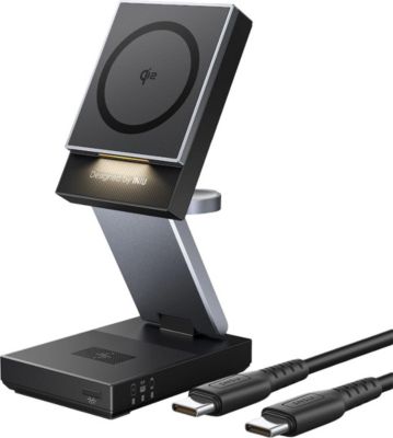 Chargeur induction INIU Iniu Station de Charge 3-en-1 Qi2 MagPro