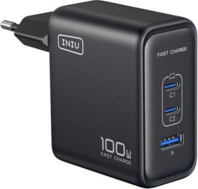 Chargeur INIU Iniu Chargeur Secteur GaN 100W 2 Ports U