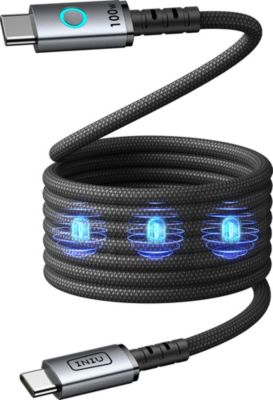 Câble De Charge Iniu Magnétique Léopard 100W