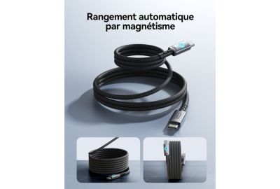 Câble de charge INIU Magnétique Léopard 100W