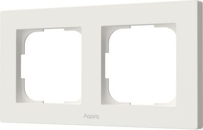 Prise connectée AQARA Cadre pour interrupteurs H2 EU (2-Blocs)