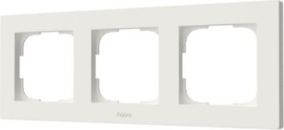 Prise connectée AQARA Cadre pour interrupteurs H2 EU (3-Blocs)