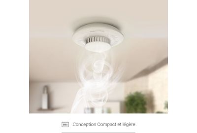 Détecteur de fumée EZVIZ connecté T4C