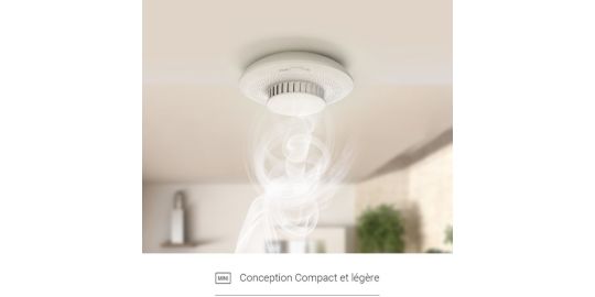 Détecteur de fumée EZVIZ connecté T4C