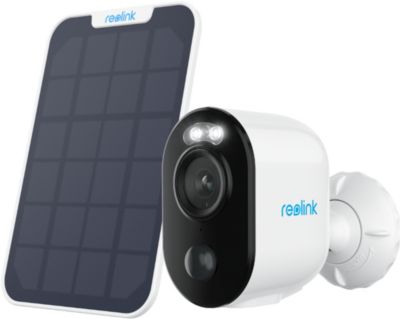 Caméra de surveillance REOLINK B310 Blanche + panneau solaire