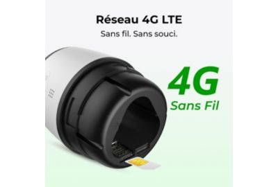 Caméra de surveillance REOLINK G330 Blanche + panneau solaire