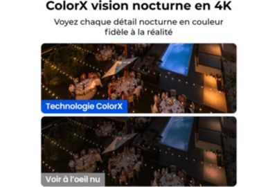 Caméra de surveillance REOLINK B660 + panneau solaire Blanc