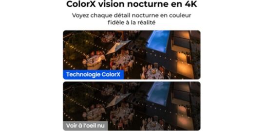 Caméra de surveillance REOLINK B660 + panneau solaire Blanc