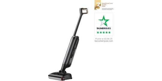 MOVA M10 technologie Lie-Flat Reach 180 degrés