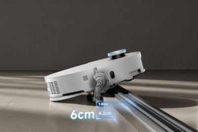 Robot Aspirateur Laveur DREAME X50 Ultra Complete White — vue 2