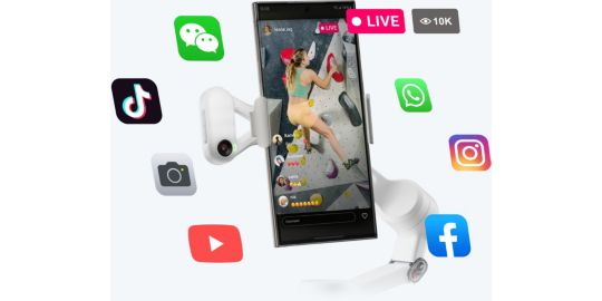 Stabilisateur INSTA360 Flow 2 AI Tracker Bundle Summit White