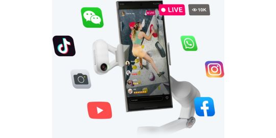 Stabilisateur INSTA360 Flow 2 AI Tracker Bundle Stone Gray