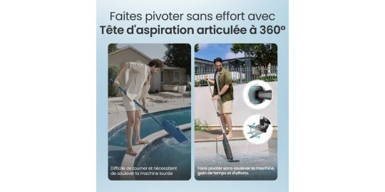 Aspirateur de piscine AIPER Pilot Flow X1