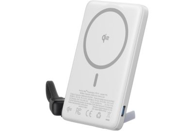 Batterie externe INIU 5 000 mAh MagPro slim blanc